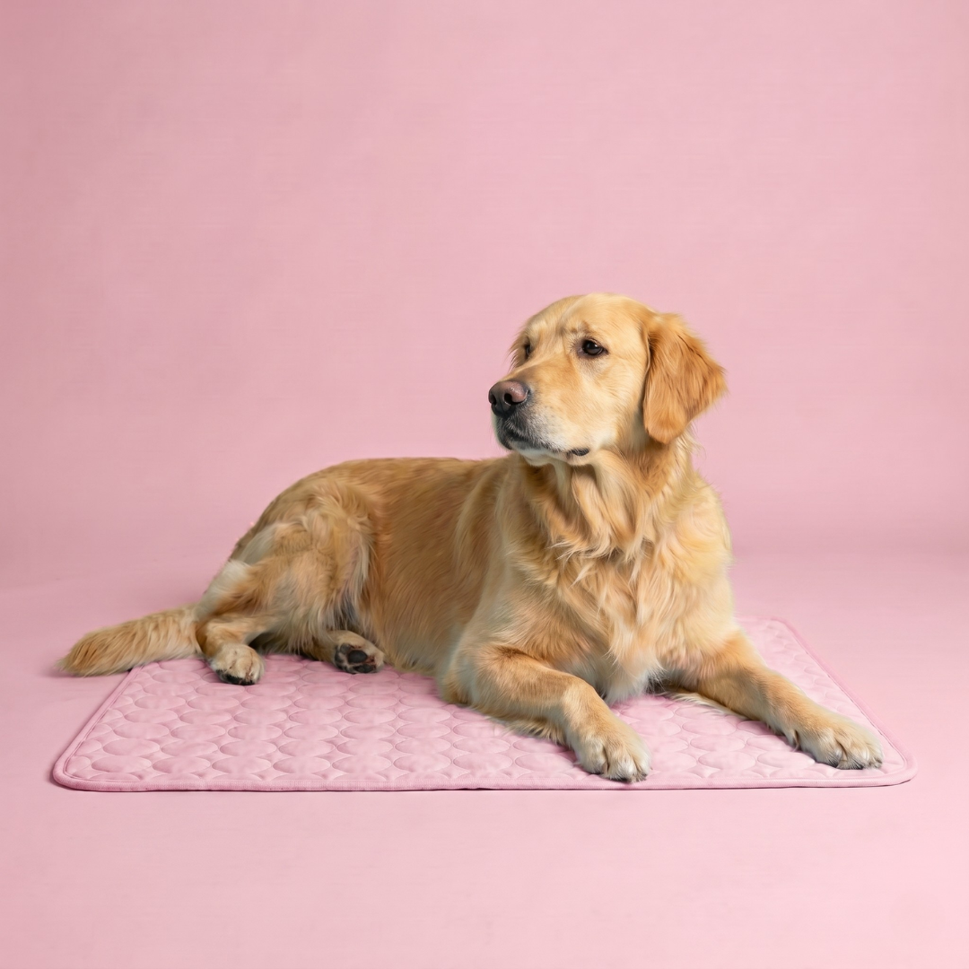 IcyNap | Tapis Rafraîchissant en Soie de Glace pour Chien