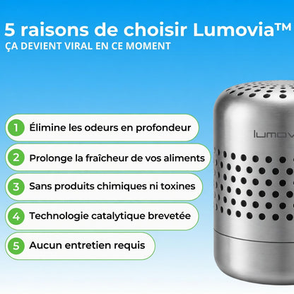 Lumovia purificateur d'air pour réfrigérateur